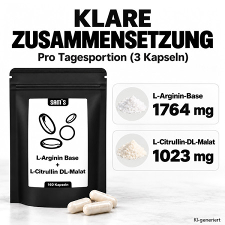 Preview: Arginin Citrullin Kapseln