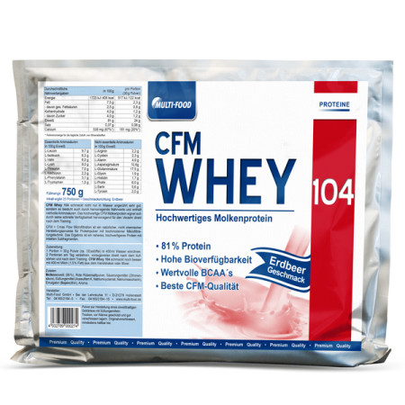 CFM Whey 104, 750 g, Erdbeere