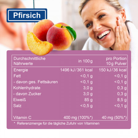 Figurella Collagen Peptide Pfirsich