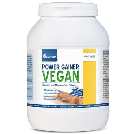 Power Gainer Vegan, 1000 g, Schoko
