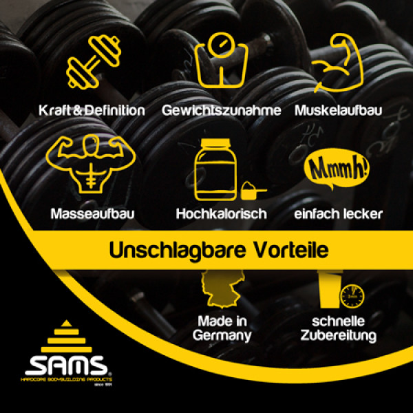 Unschlagbare Vorteile mit dem Sams Ultra Hardgainer