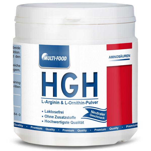MULTI-FOOD, HGH, L-Arginin Base + L-Ornithin