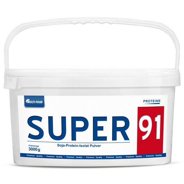 Multi-Food, Super 91, Soja Protein, Isolat, 3000 g, Eimer