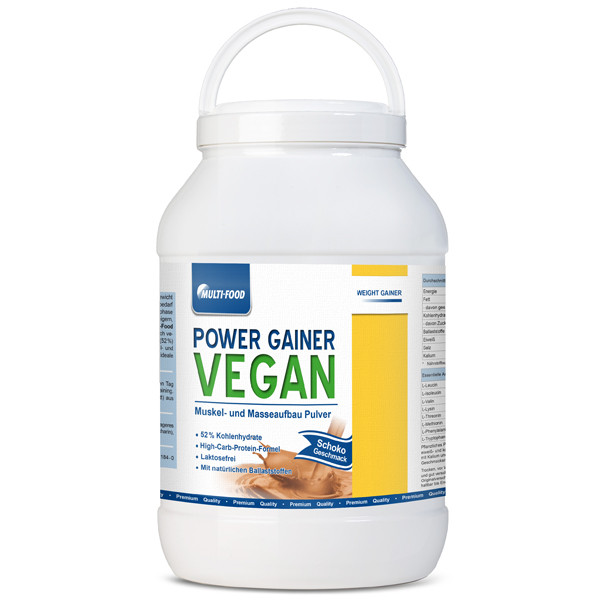 Power Gainer Vegan, 3000 g, Schoko