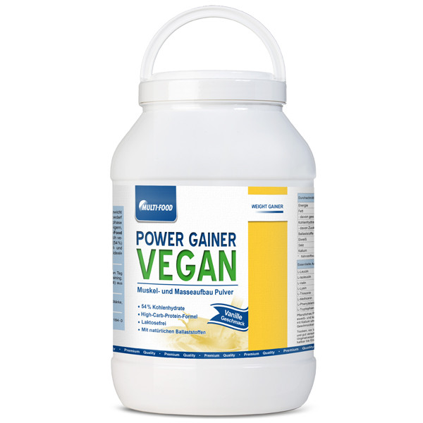 Power Gainer Vegan, 3000 g, Vanille