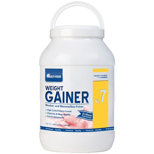 Zunehmen mit Weight Gainer 3000 g-Dose Erdbeere